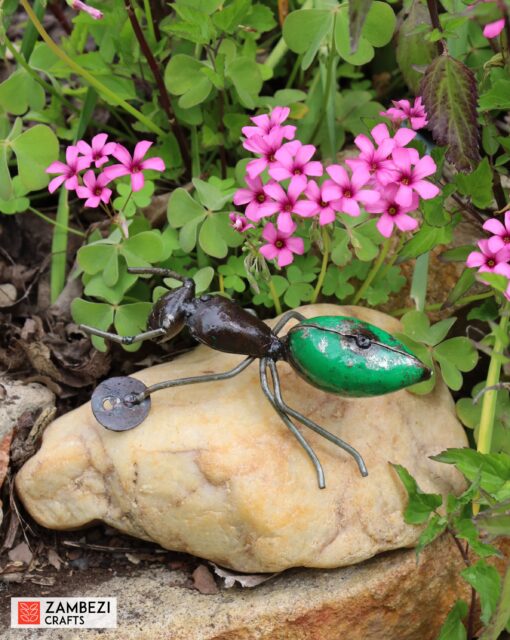 recycled metal ant