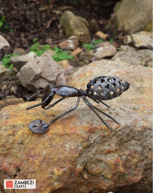 recycled metal ant