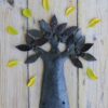 recycled metal baobab tree