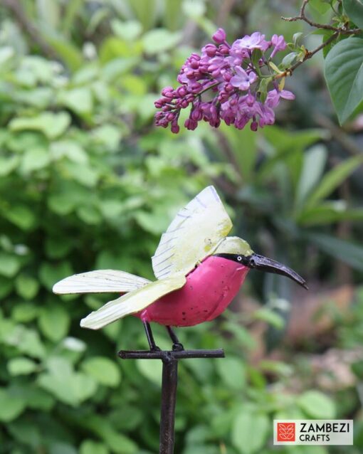 recycled metal carmine bee eater