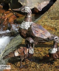 recycled metal ducks