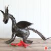 recycled metal dragon