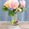 recycled metal gouldian finch
