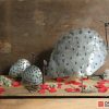 recycled metal guinea fowl