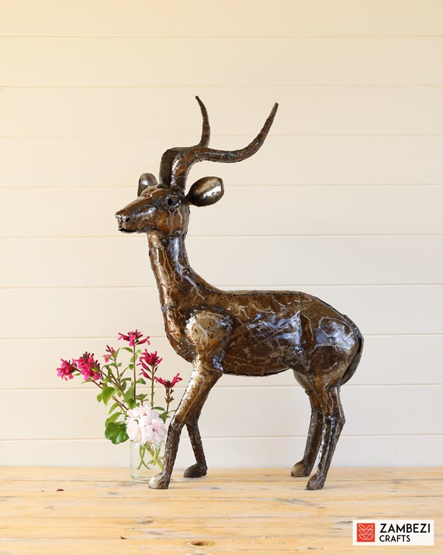 recycled metal impala