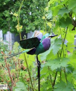 recycled metal lilac-breasted roller
