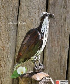 recycled metal martial eagle