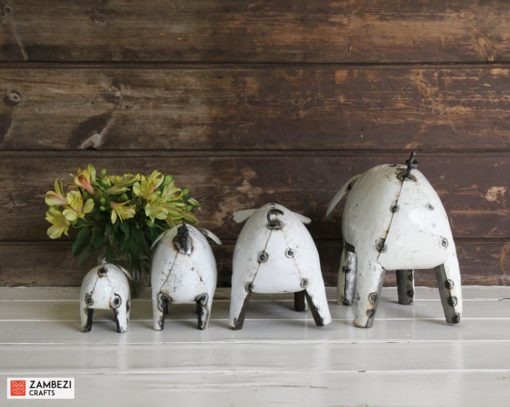 recycled metal pigs