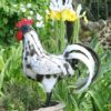 recycled metal rooster