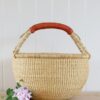 handwoven basket from Ghana