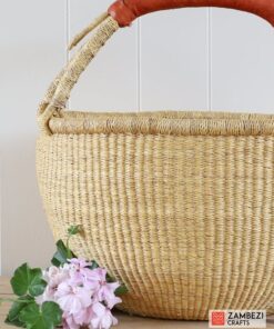 handwoven basket from Ghana