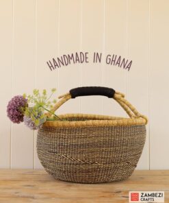 handwoven basket from Ghana