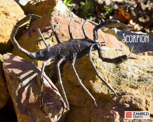 recycled metal scorpion