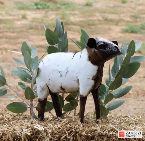 recycled metal sheep