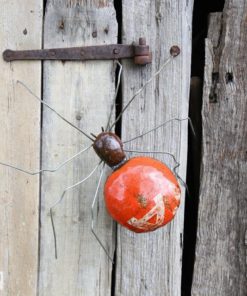 recycled metal spider