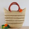 handwoven basket from Ghana