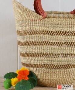 handwoven basket from Ghana