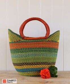 handwoven basket from Ghana