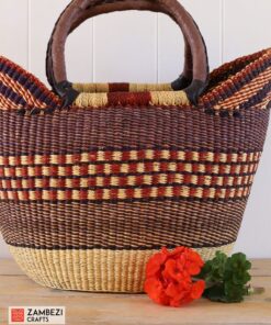 handwoven basket from Ghana