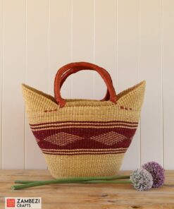 handwoven basket from Ghana