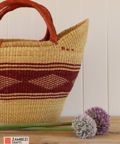 handwoven basket from Ghana