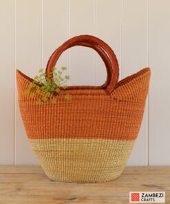 handwoven basket from Ghana