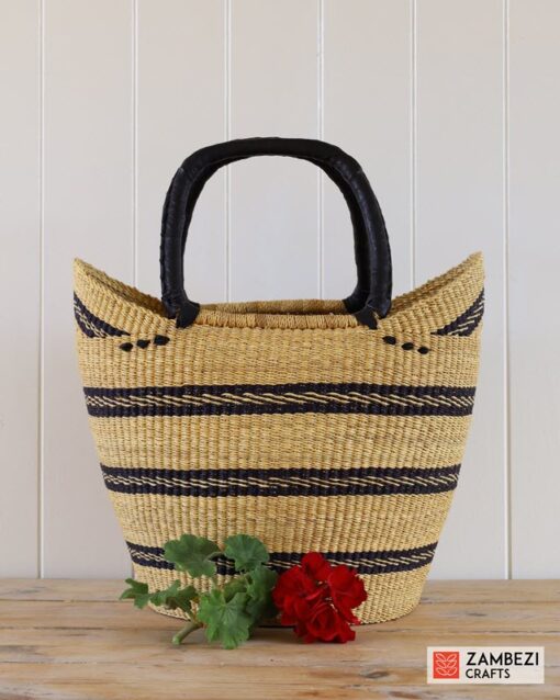 handwoven basket from Ghana