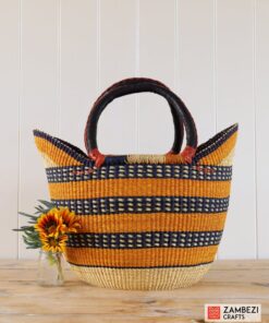 handwoven basket from Ghana