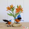 western bluebirds recycled metal