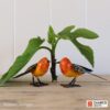 recycled metal western tanager