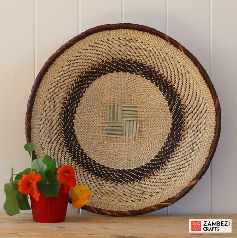 Winnowing Basket (04) 43cm Zambezi Crafts
